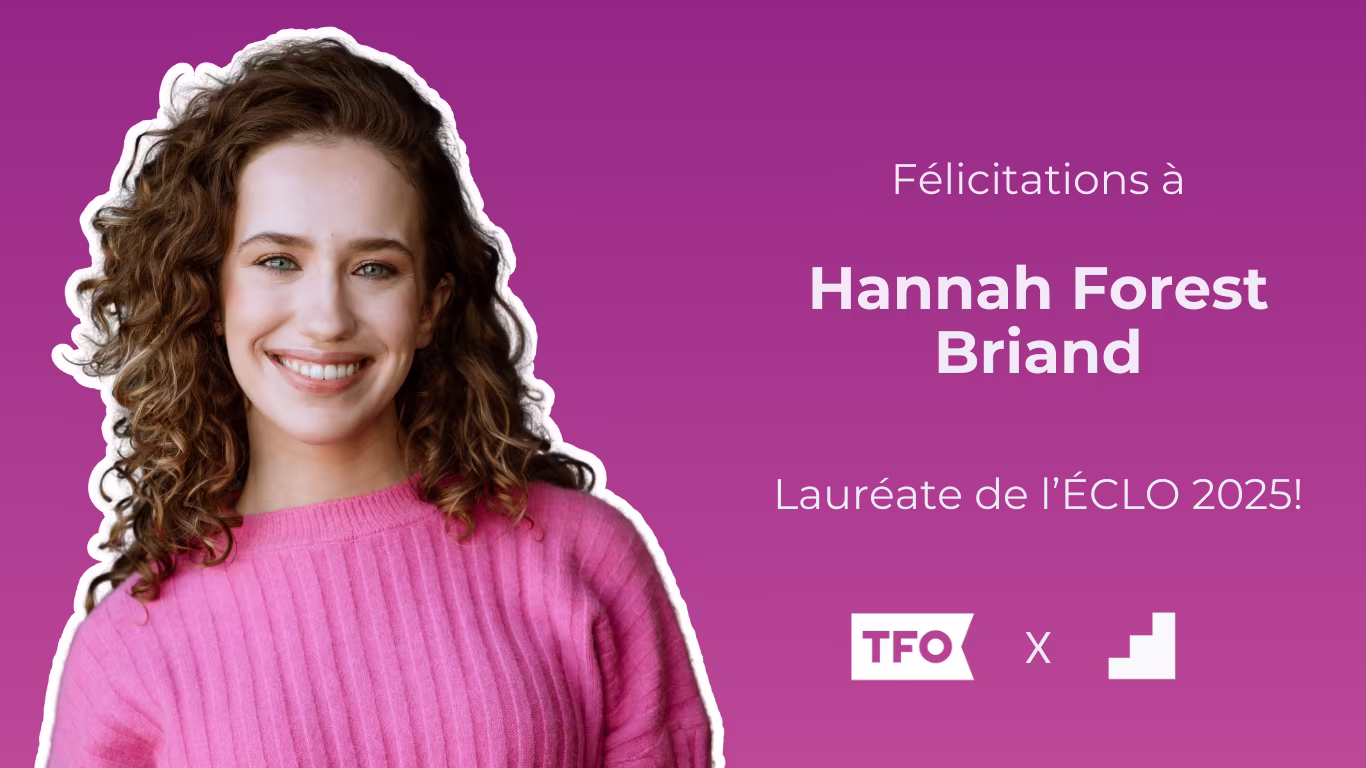 félicitations à Hannad Forest Briand